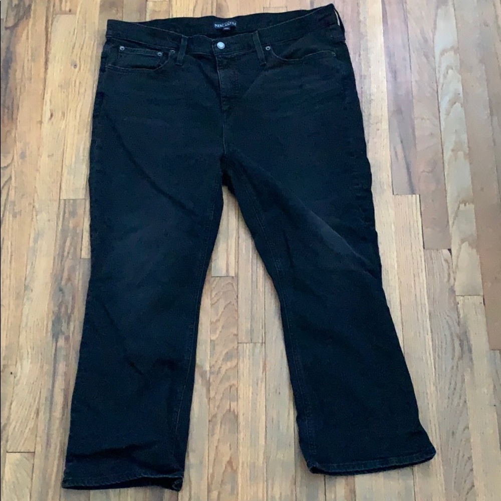 J Crew Mercantile Black Jeans, 34